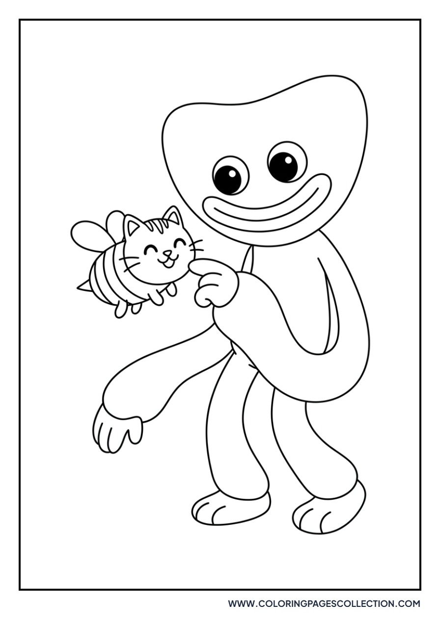 Huggy Wuggy and Cat-Bee