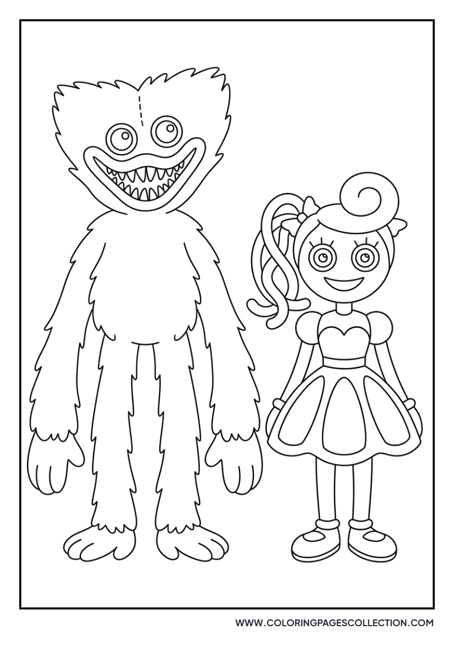 Huggy Wuggy and Poppy