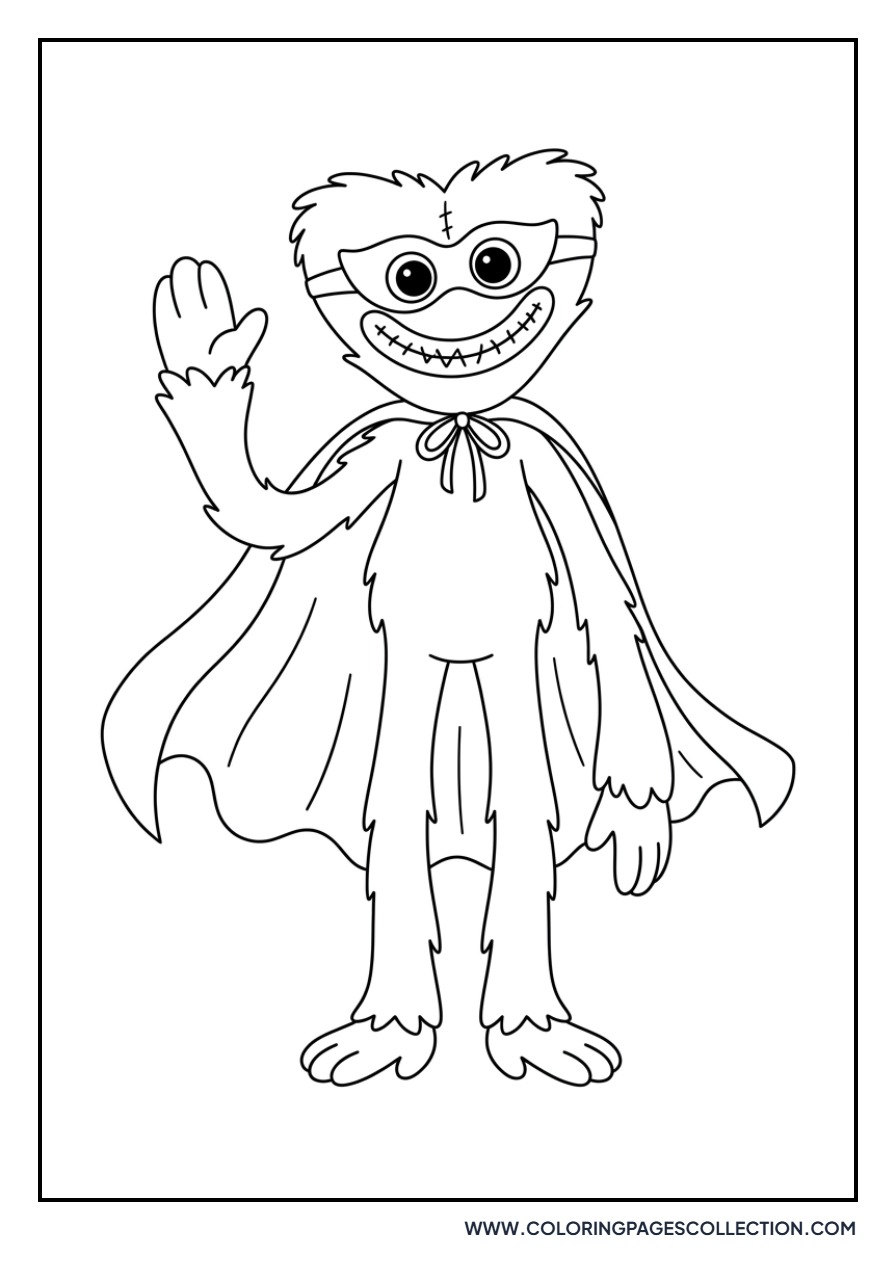 Huggy Wuggy as a Superhero