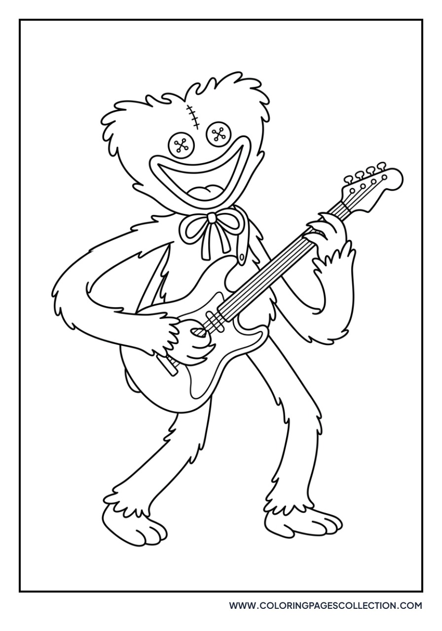 Huggy Wuggy Playing Guitar