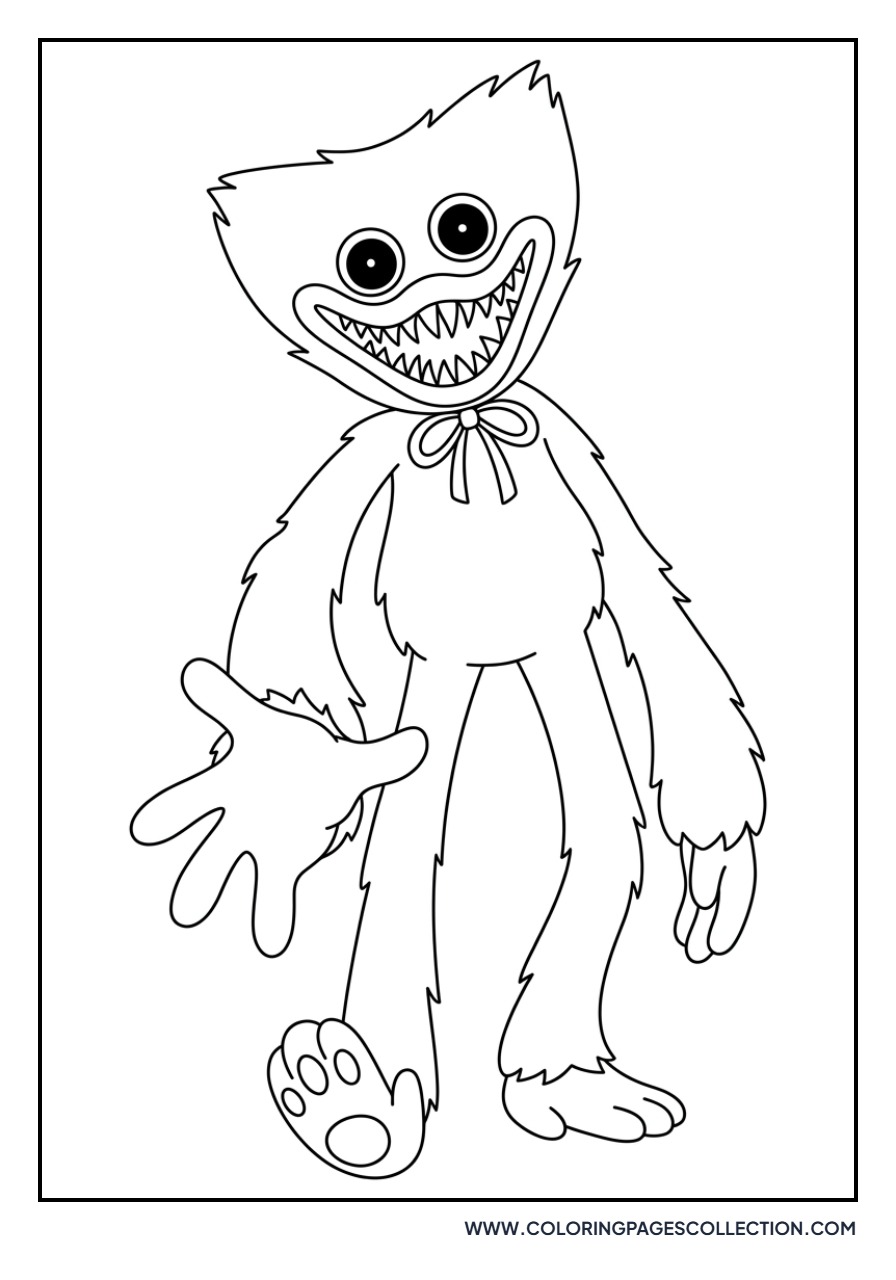 Huggy Wuggy Reaching Down