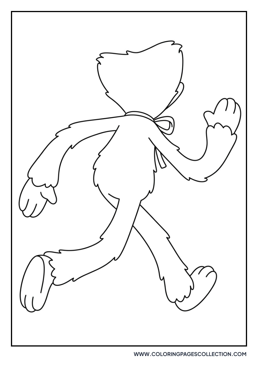 Huggy Wuggy Running Away