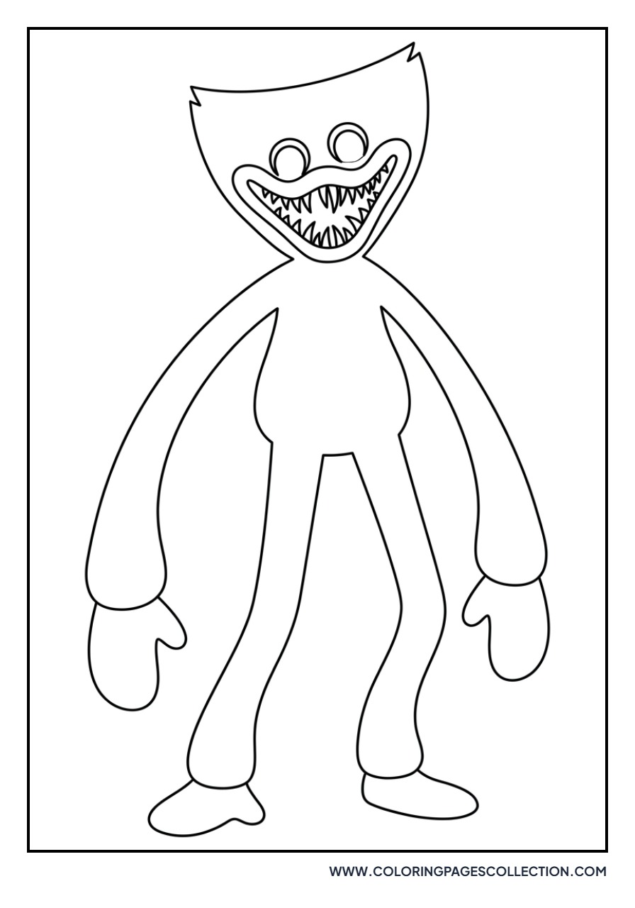 Huggy Wuggy Silhouette