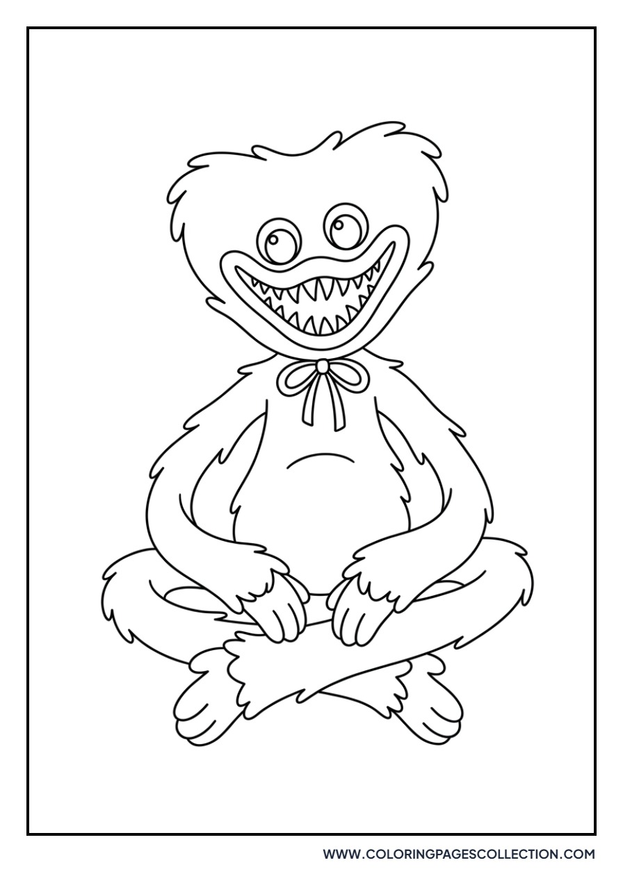 Huggy Wuggy Sitting Down