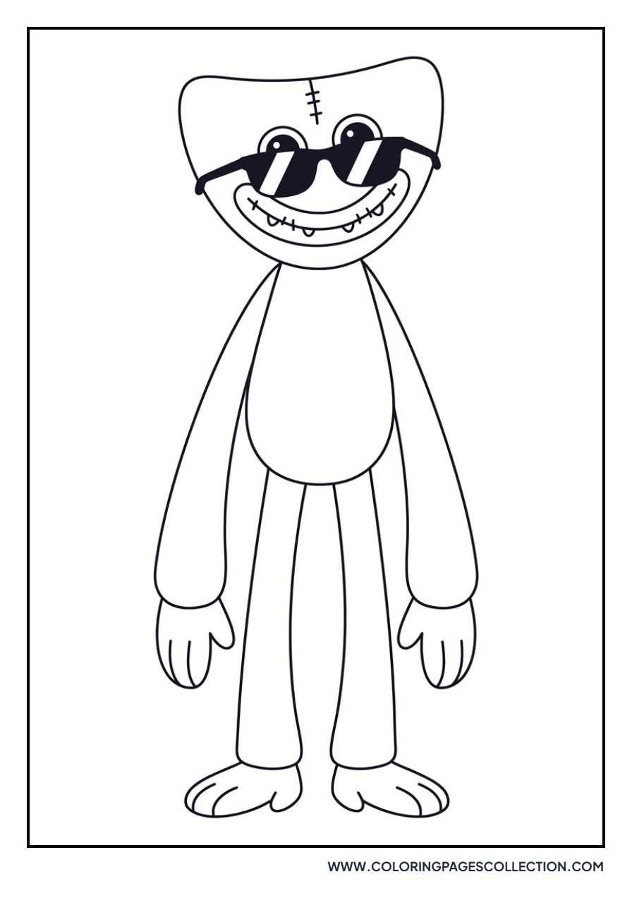 Huggy Wuggy with Sunglasses