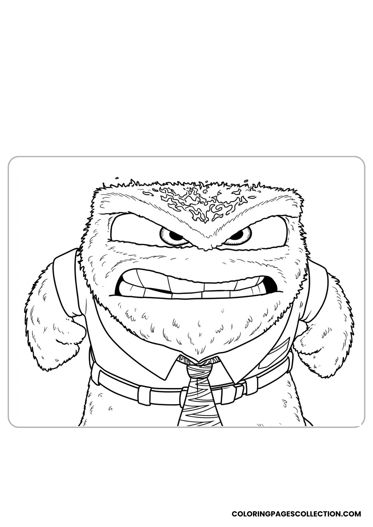 angry bing bong coloring page