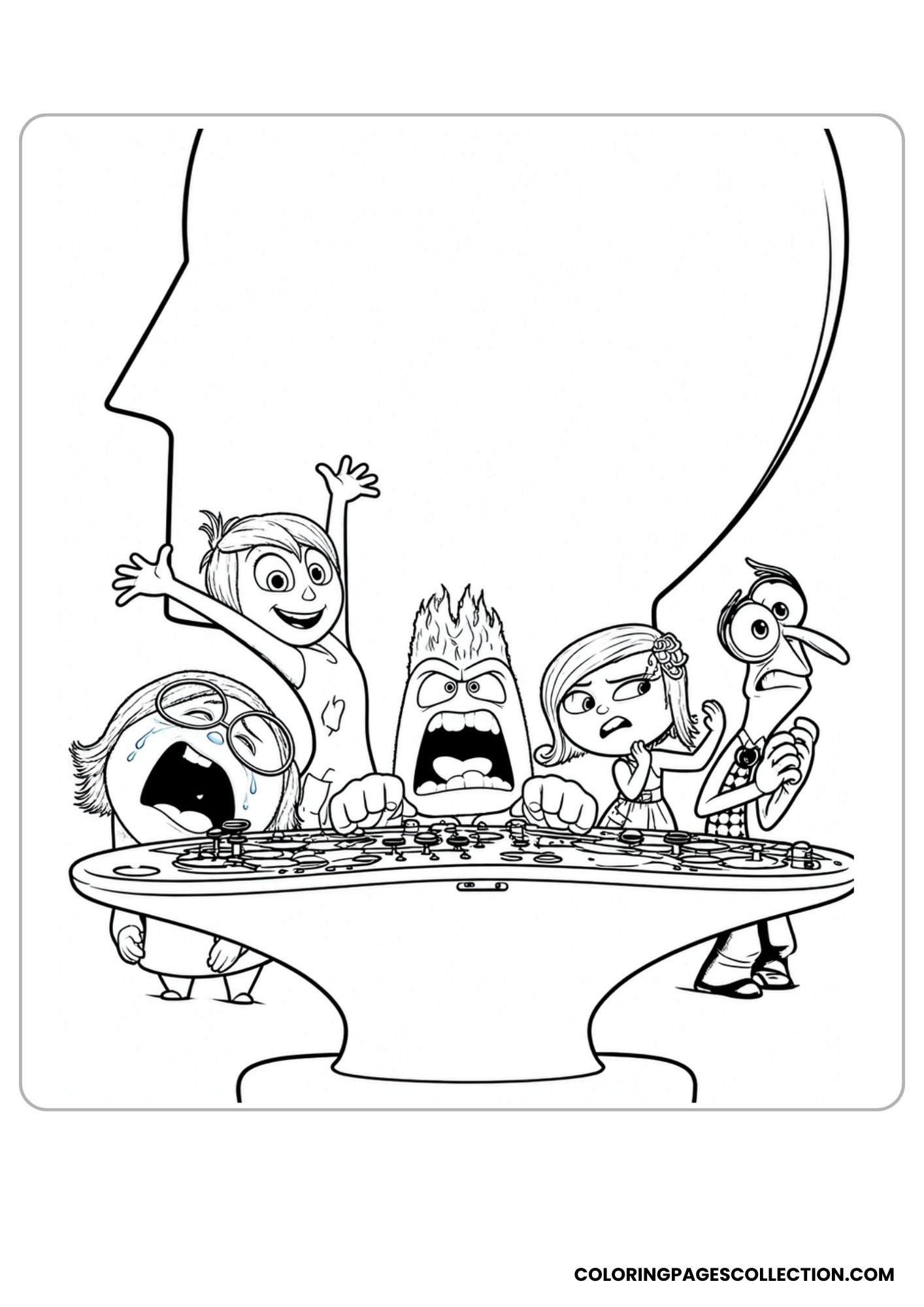 funny inside out bathroom scene coloring page