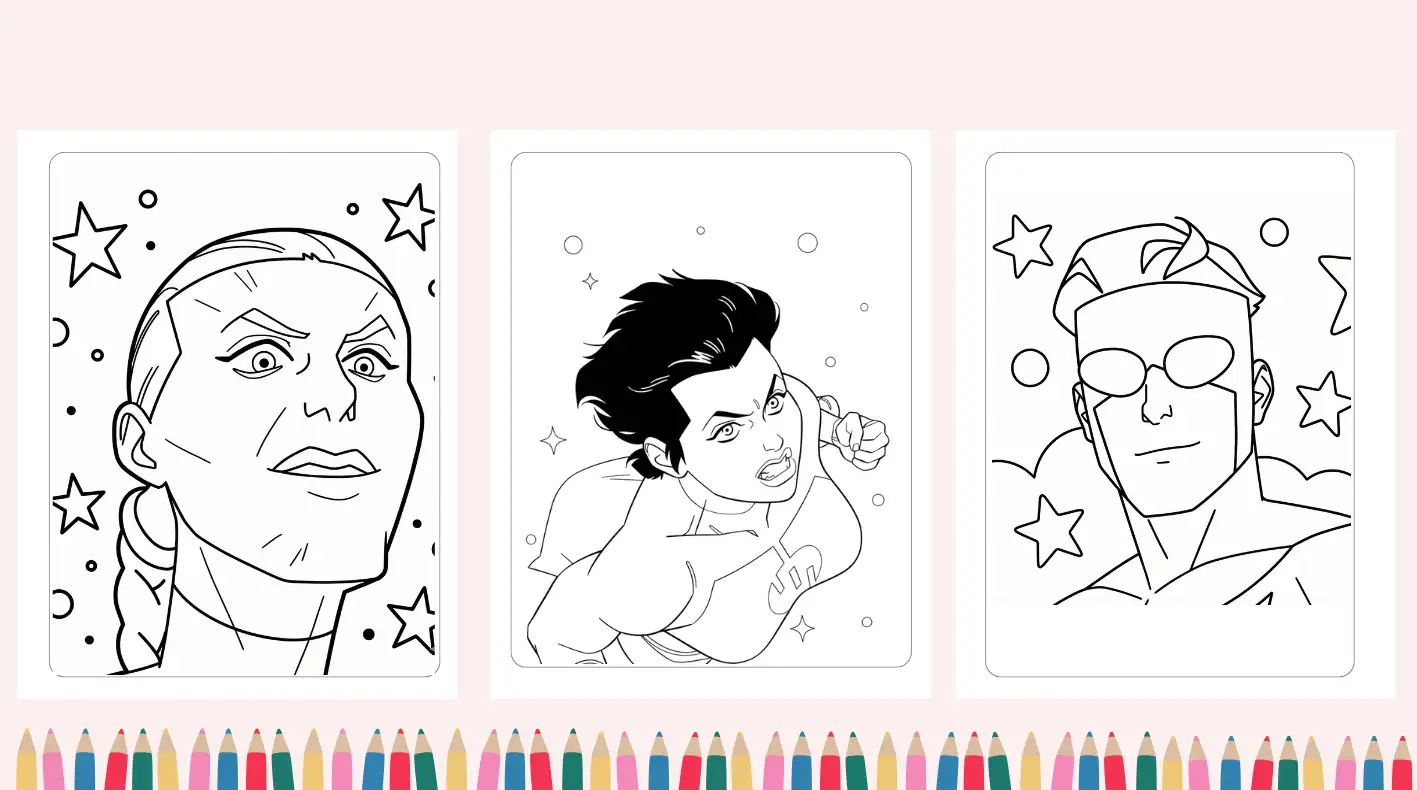 invincible coloring pages
