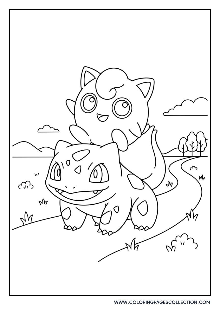 Jigglypuff and Bulbasaur