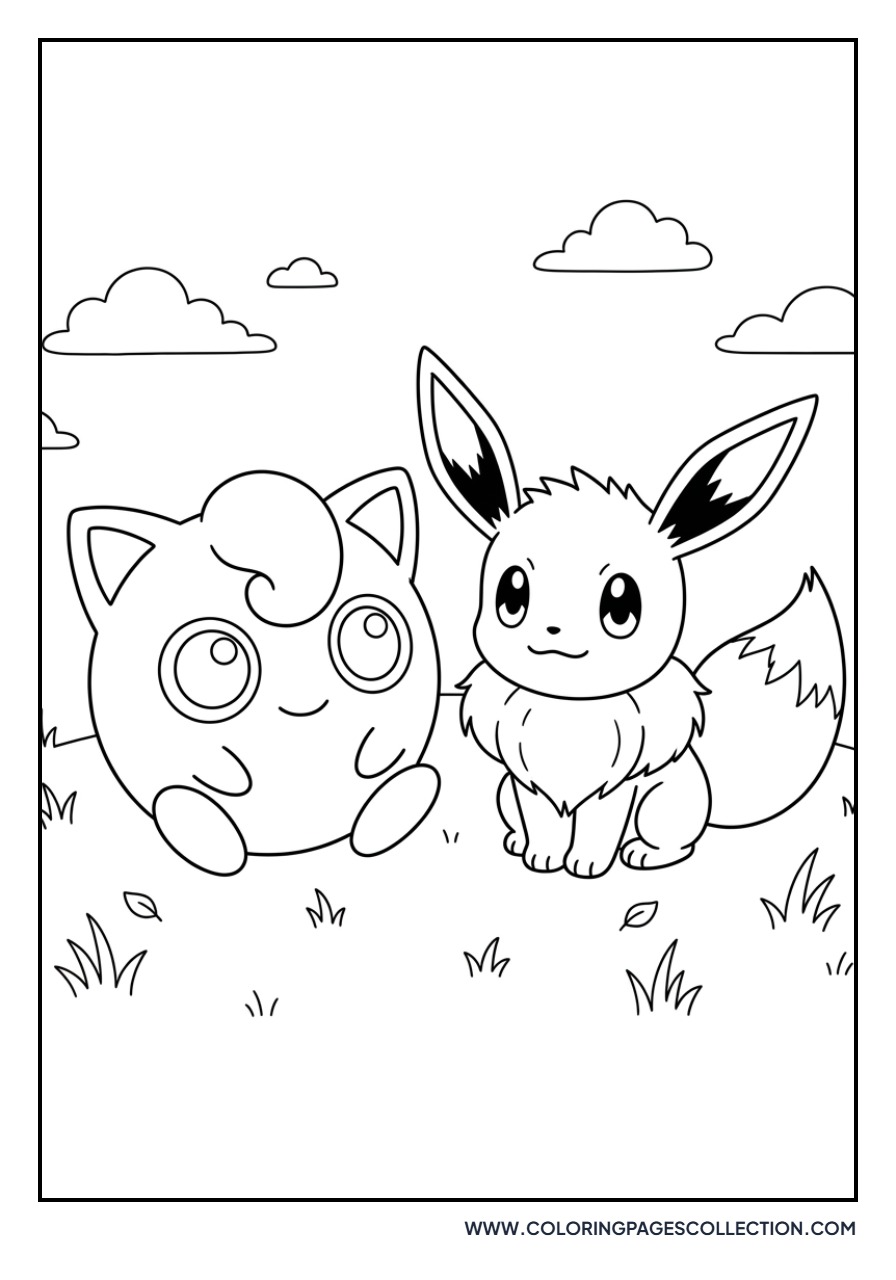 Jigglypuff and Eevee
