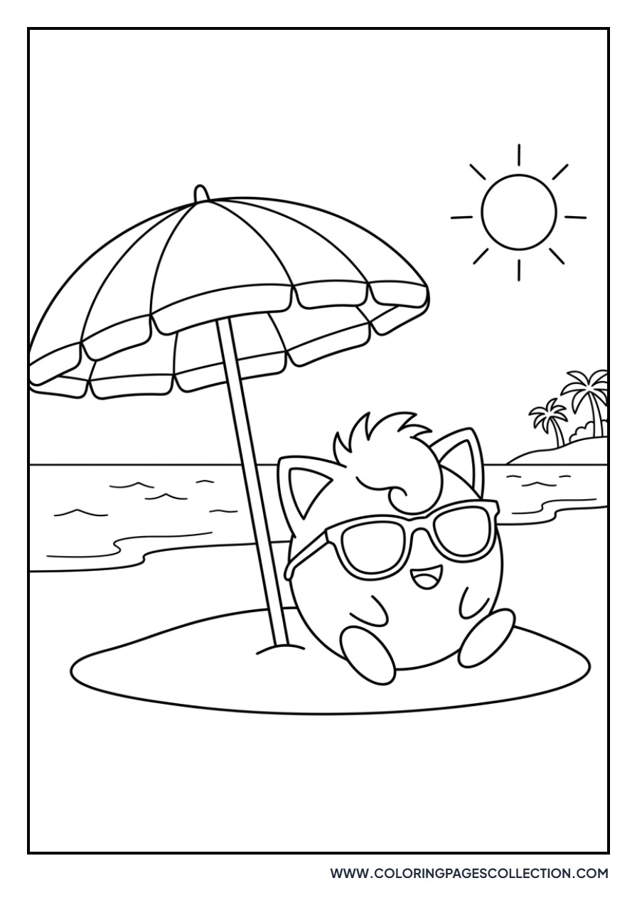 Jigglypuff at the Beach
