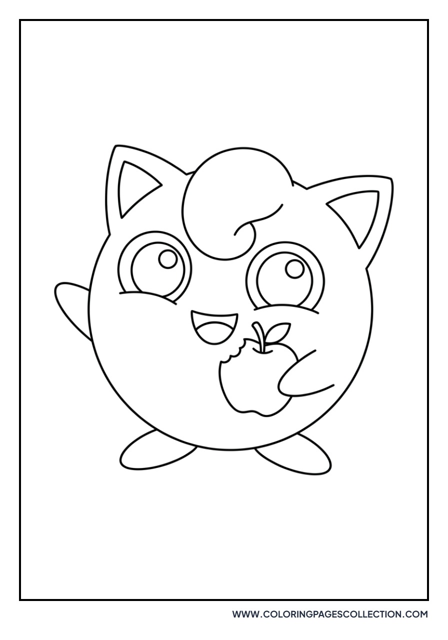 Jigglypuff Eating an Apple