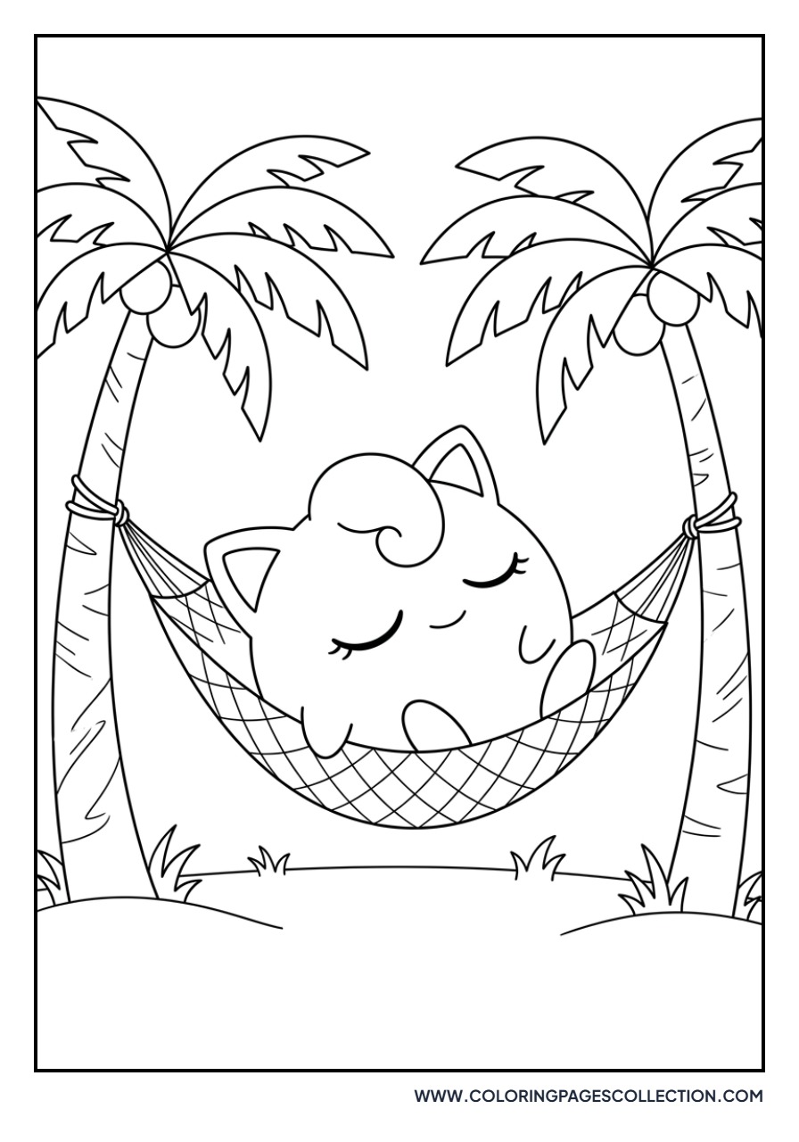 Jigglypuff in a Hammock