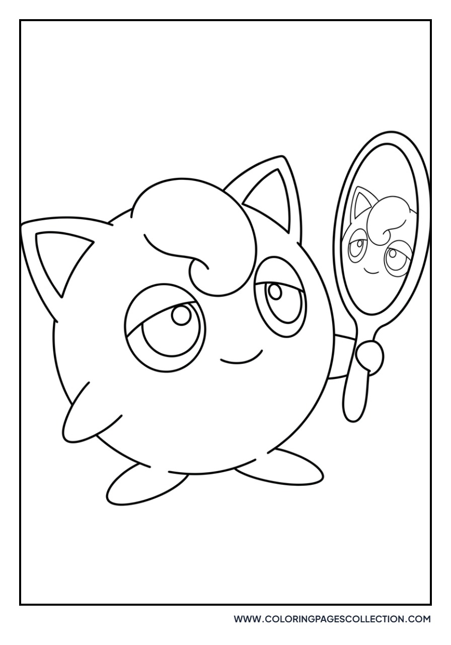 Jigglypuff Looking in Mirror
