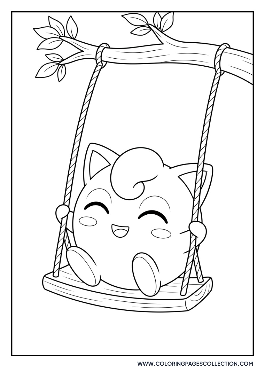 Jigglypuff on a Swing