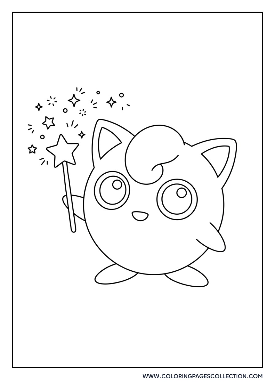Jigglypuff with a Magic Wand