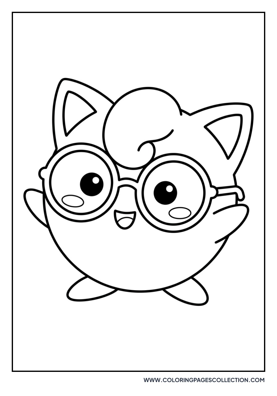 Jigglypuff with Glasses