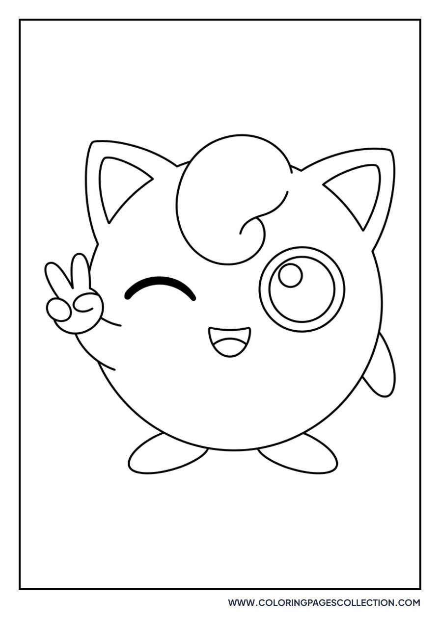 Kawaii Jigglypuff Winking