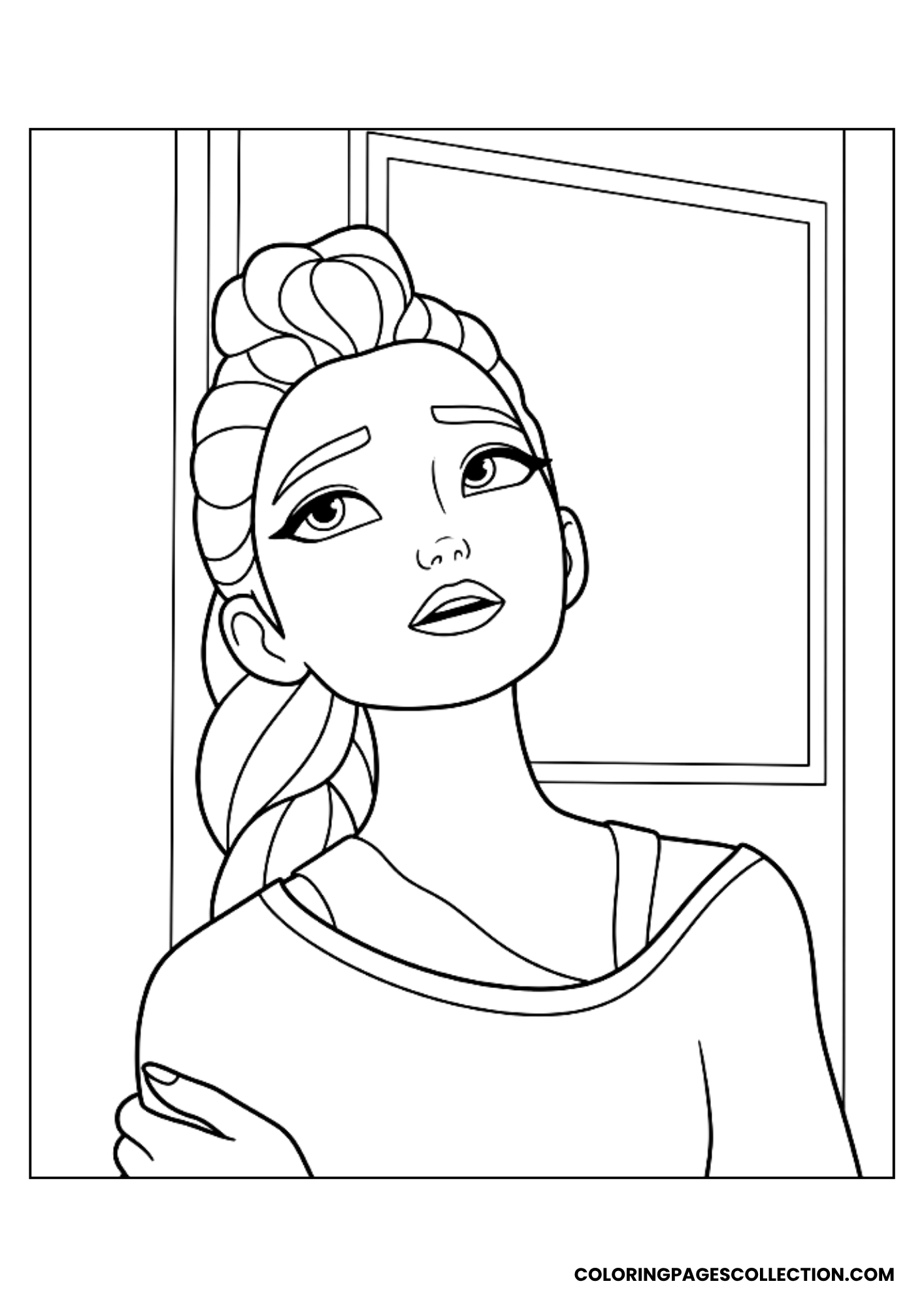rumi lost in thought coloring sheet