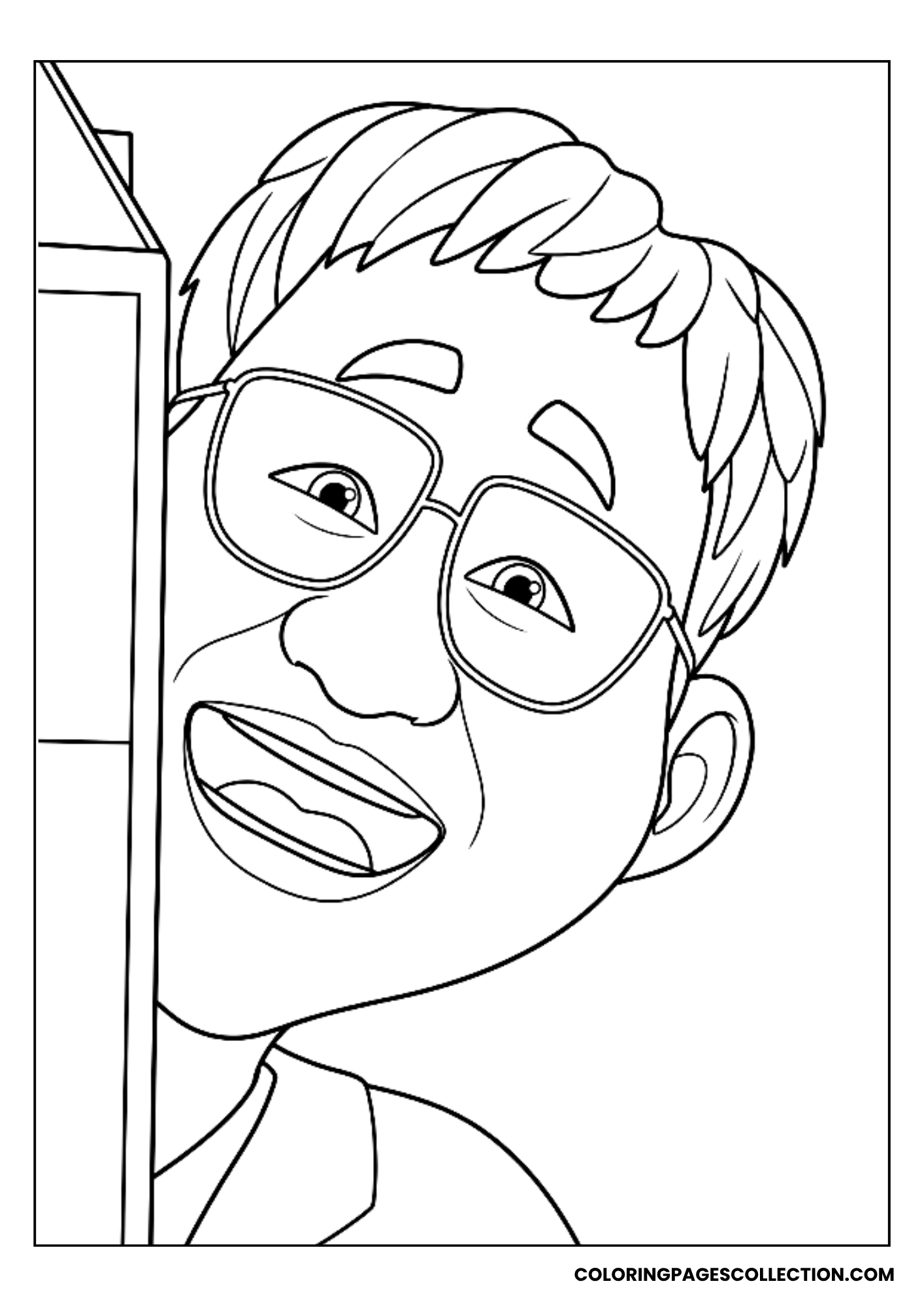 healer han says hello coloring page