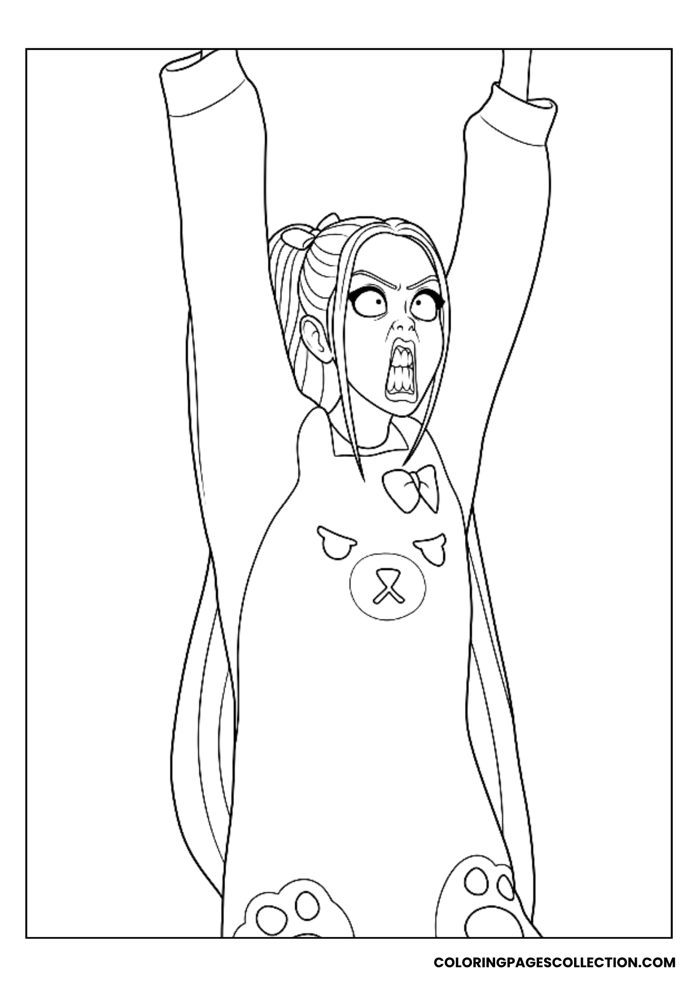 mira's funny tantrum coloring sheet