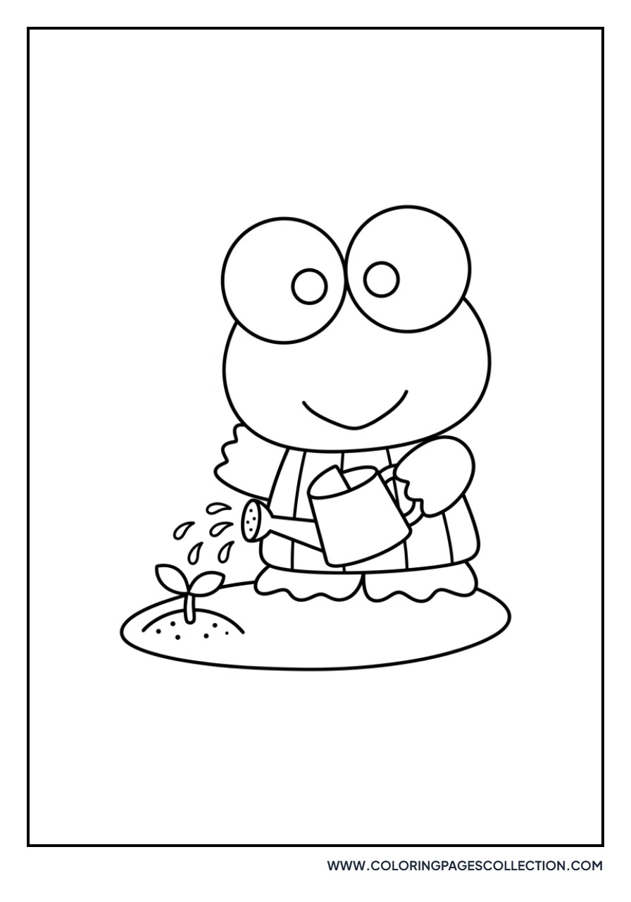 Keroppi Gardening