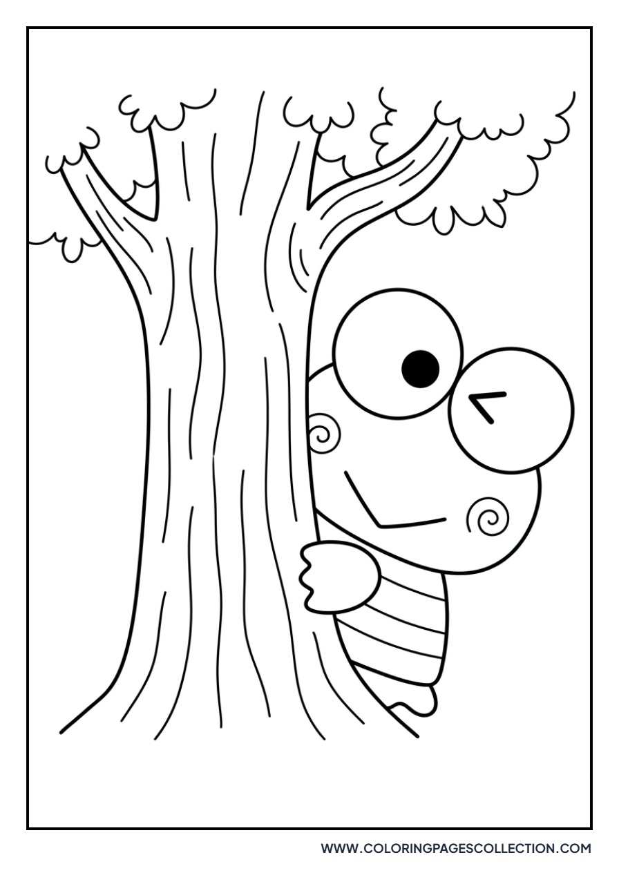 Keroppi Playing Hide and Seek