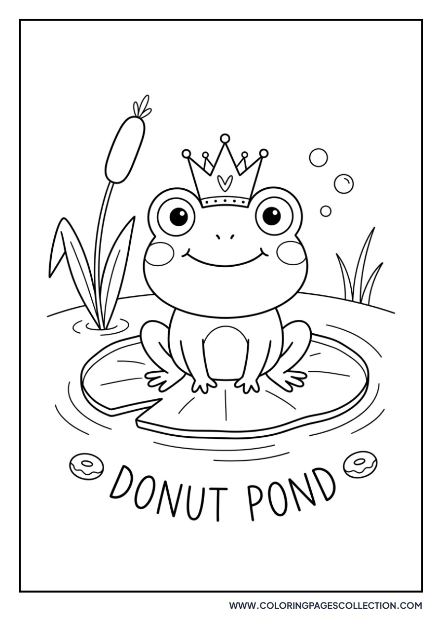 Keroppi Wearing a Crown