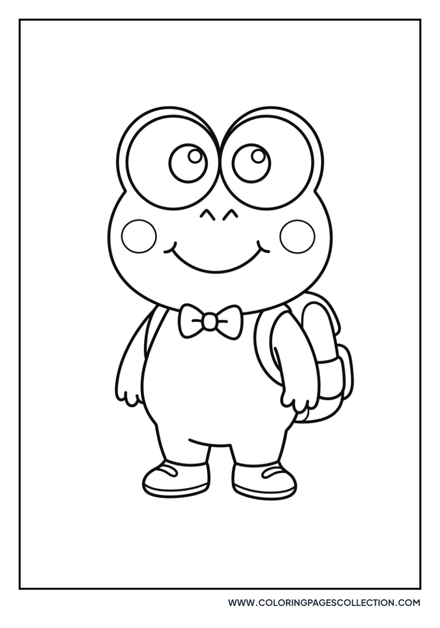 Keroppi with a Backpack