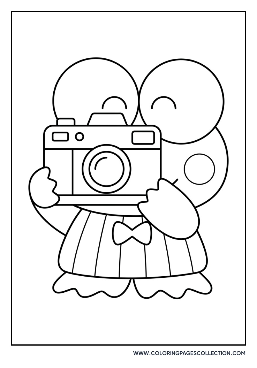 Keroppi with a Camera
