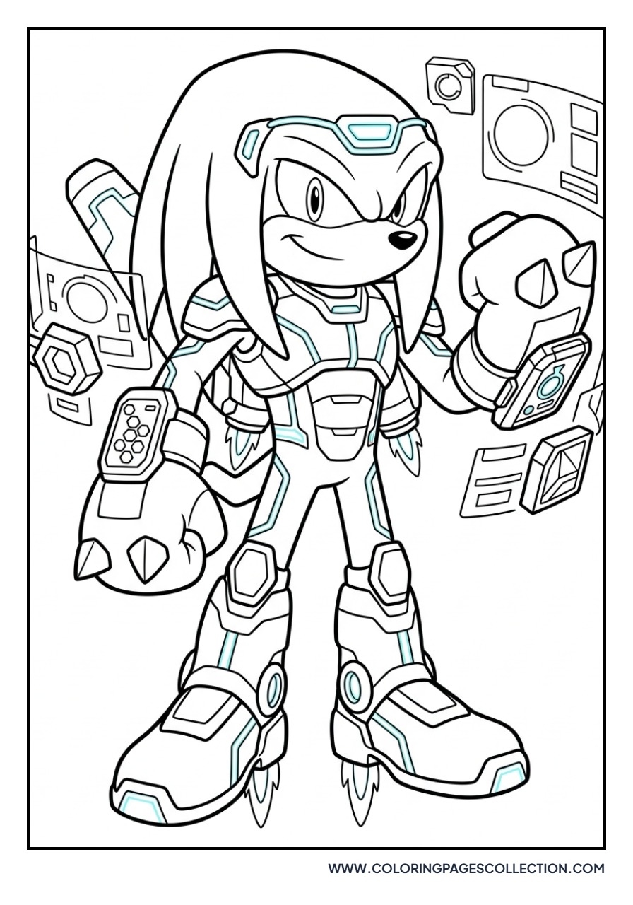 Futuristic Knuckles Design