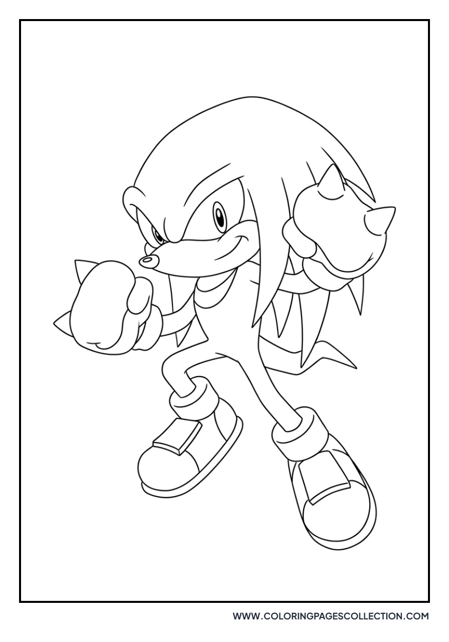 Knuckles Action Shot