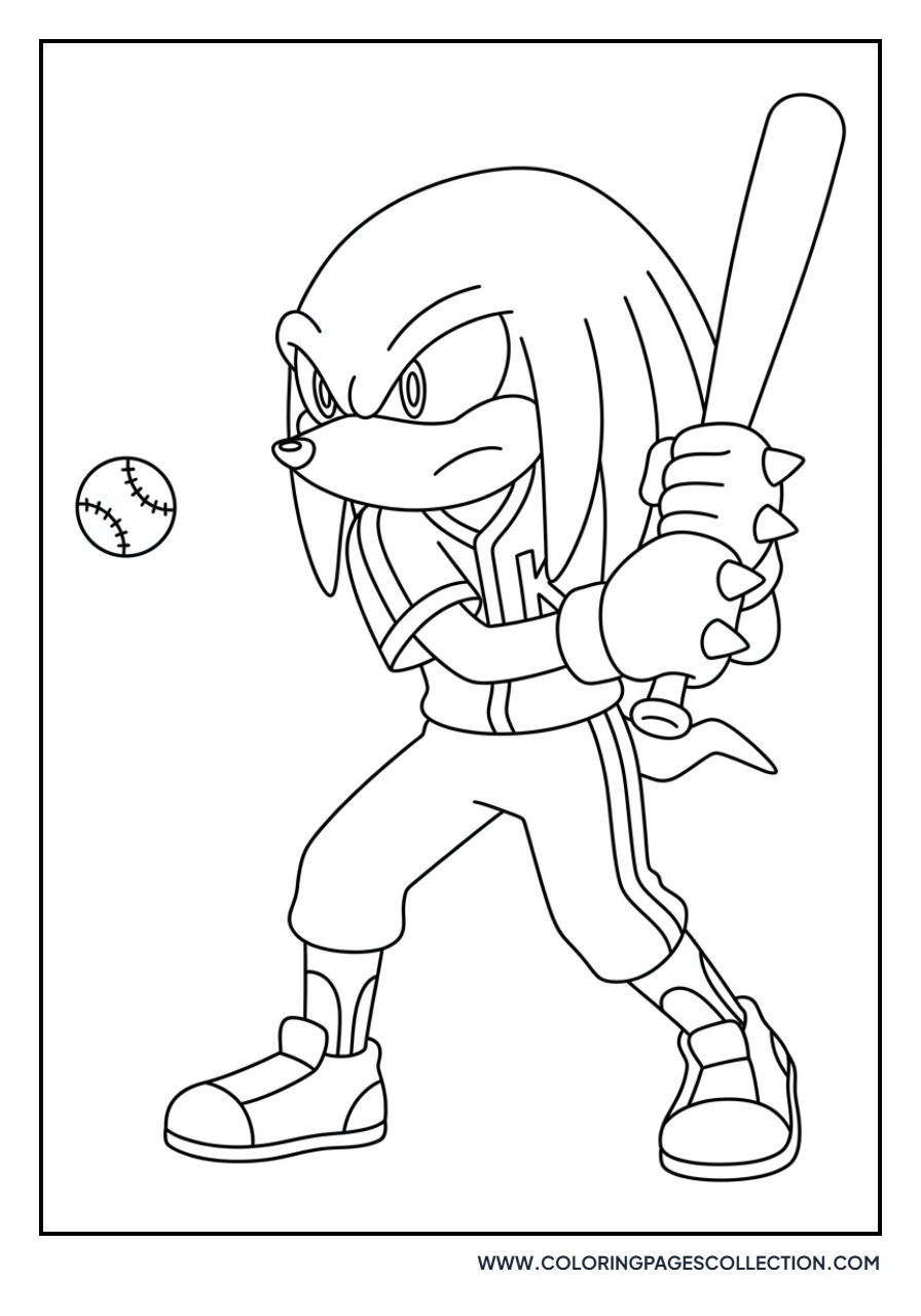 Knuckles Baseball Bat