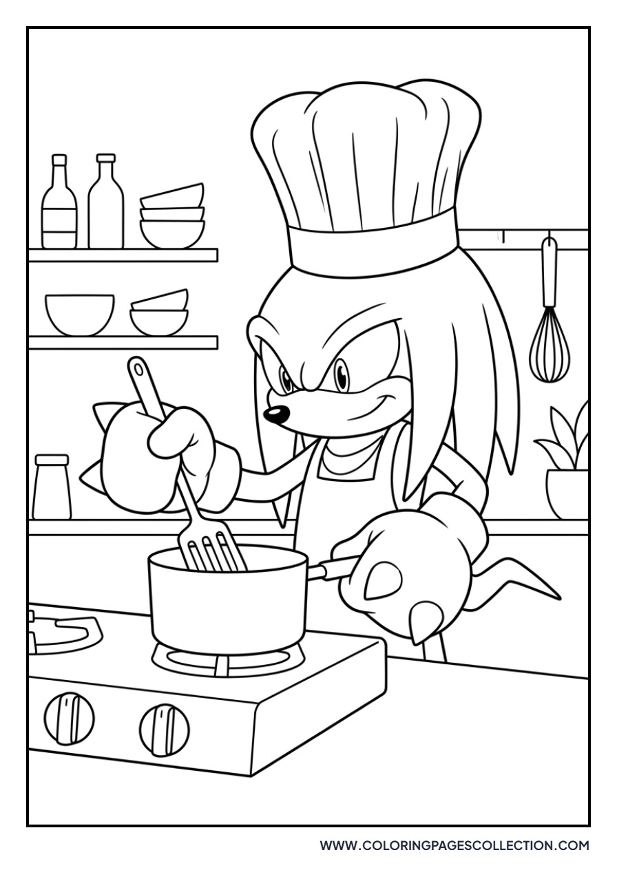 Knuckles Chef Hat