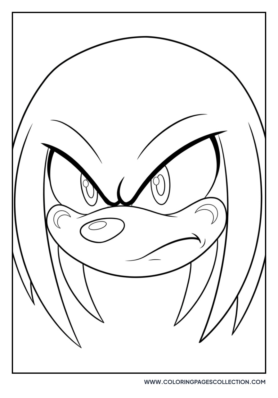 Knuckles Determined Look