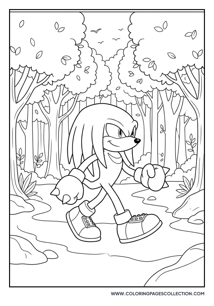 Knuckles Forest Scenery