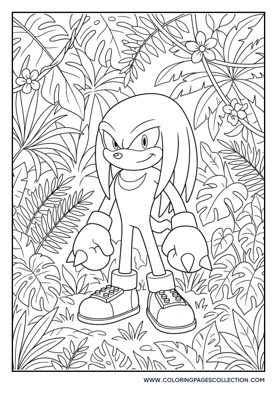 Knuckles in Jungle