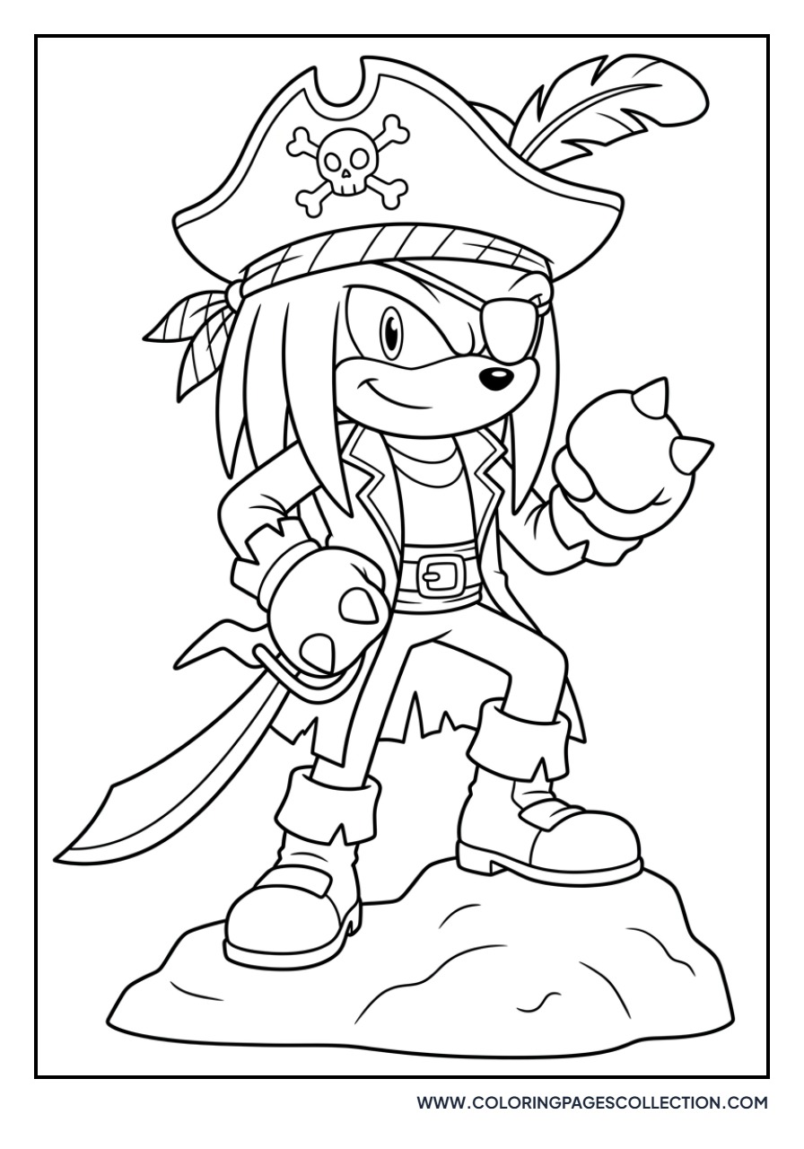 Knuckles Pirate Costume