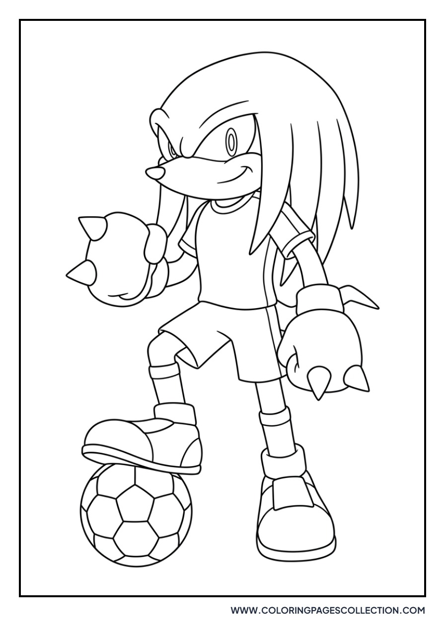 Knuckles Soccer Player