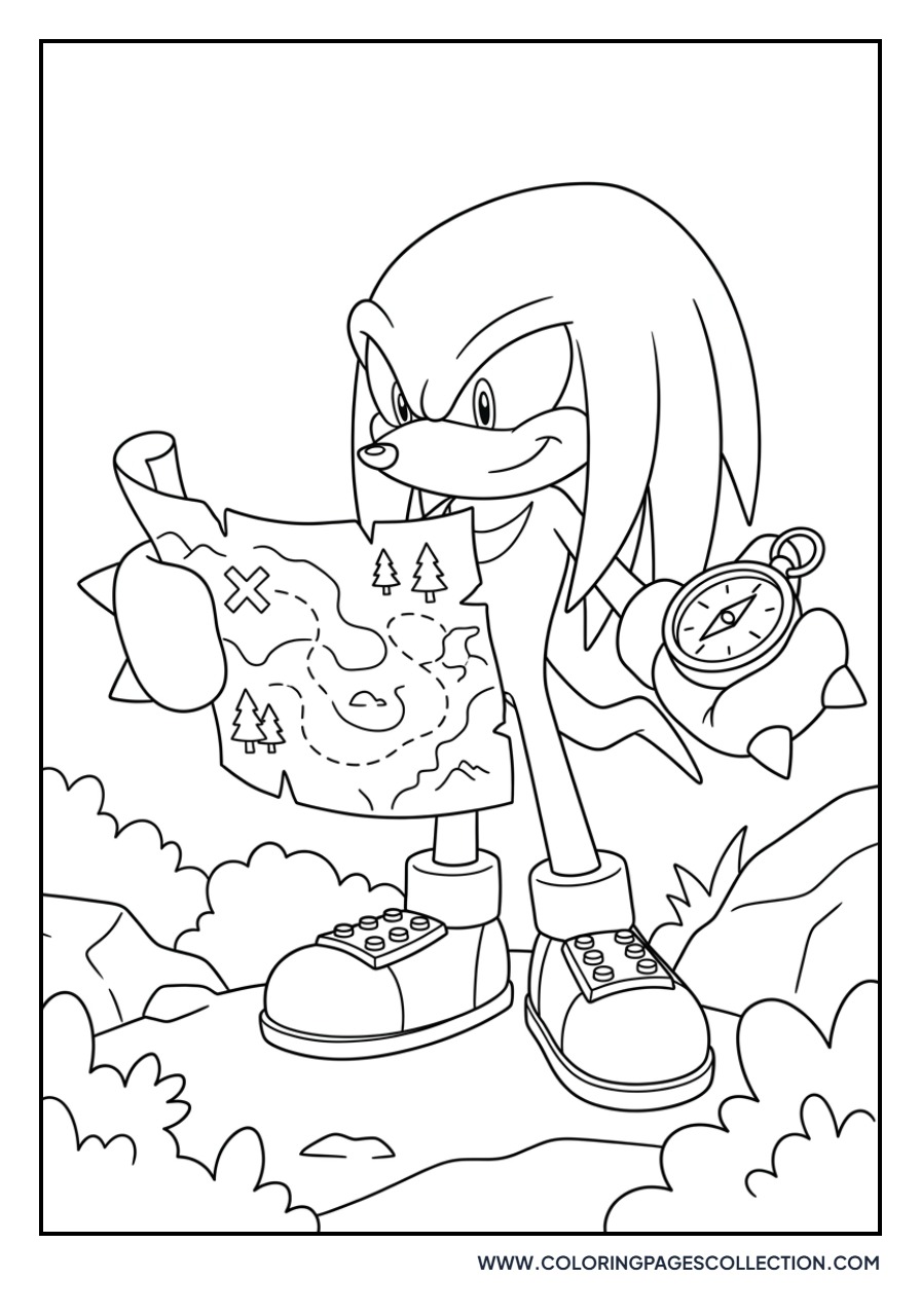 Knuckles Treasure Hunting