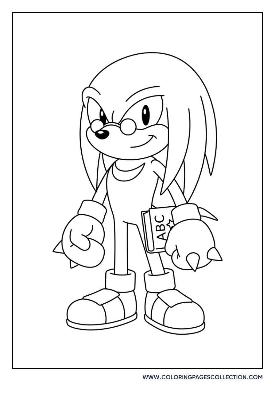Knuckles Wearing Glasses
