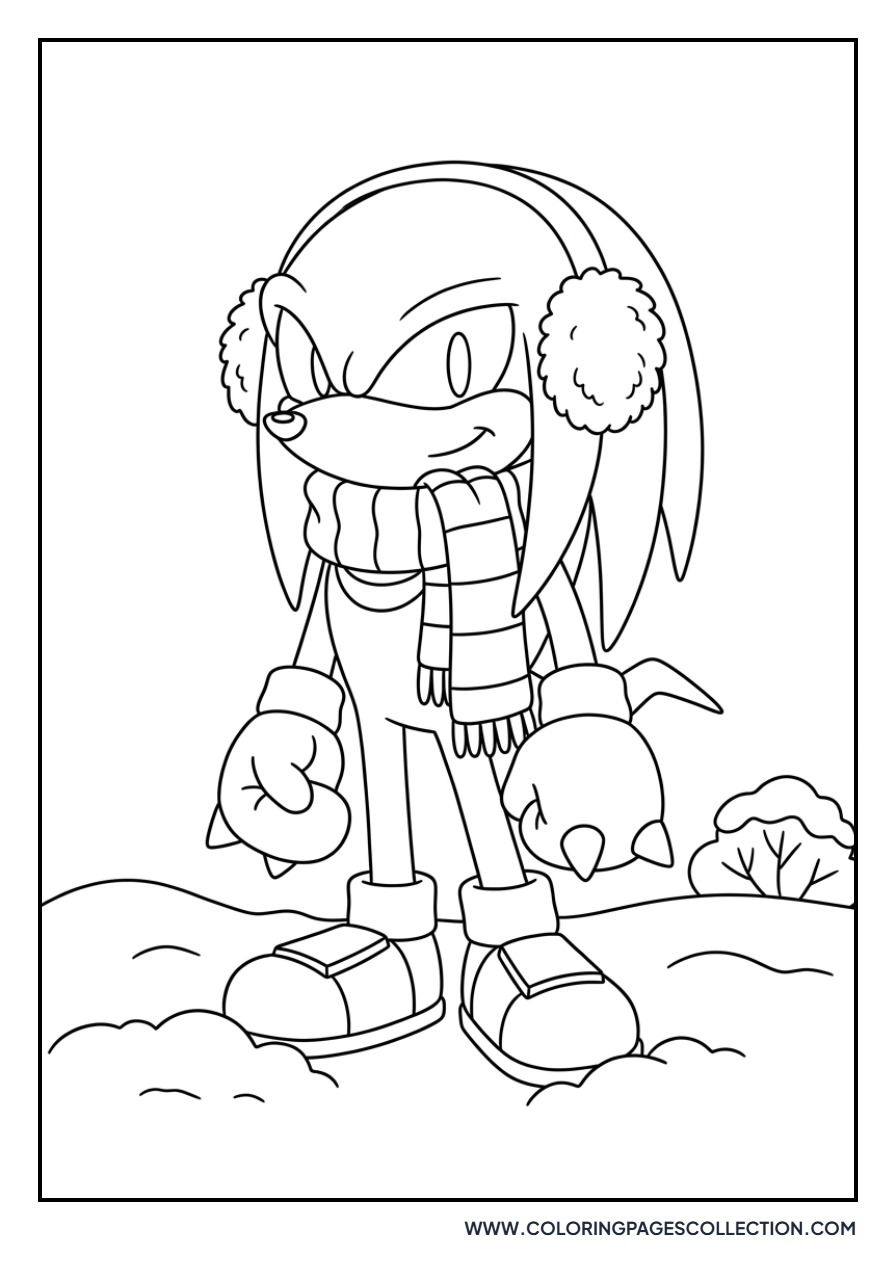 Knuckles Winter Outfit