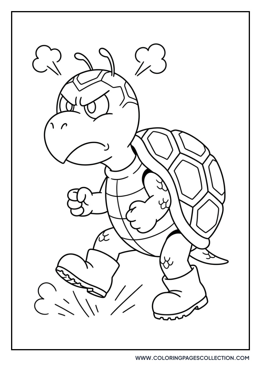 Angry Koopa Troopa Stomping