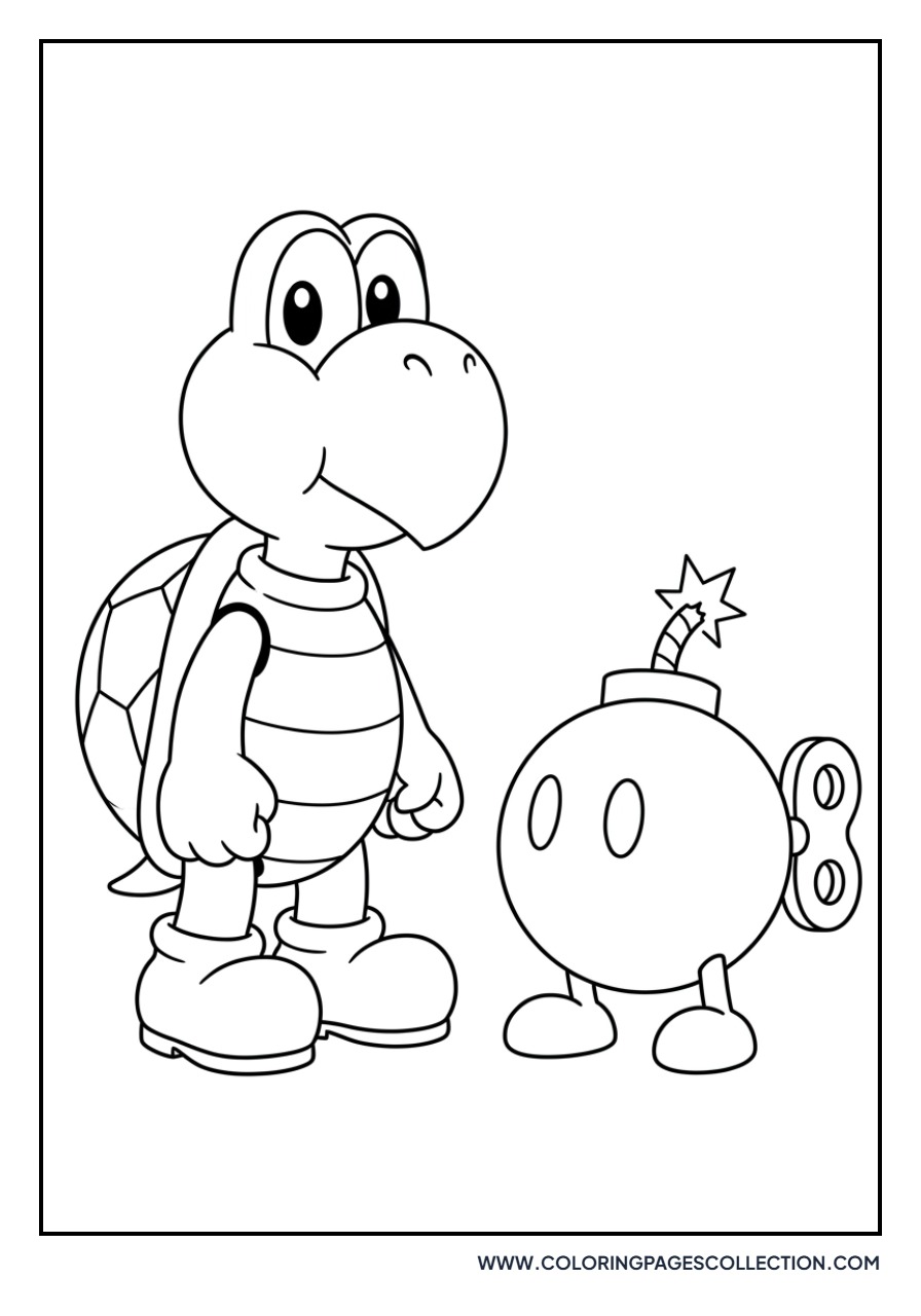 Koopa Troopa and Bob-omb