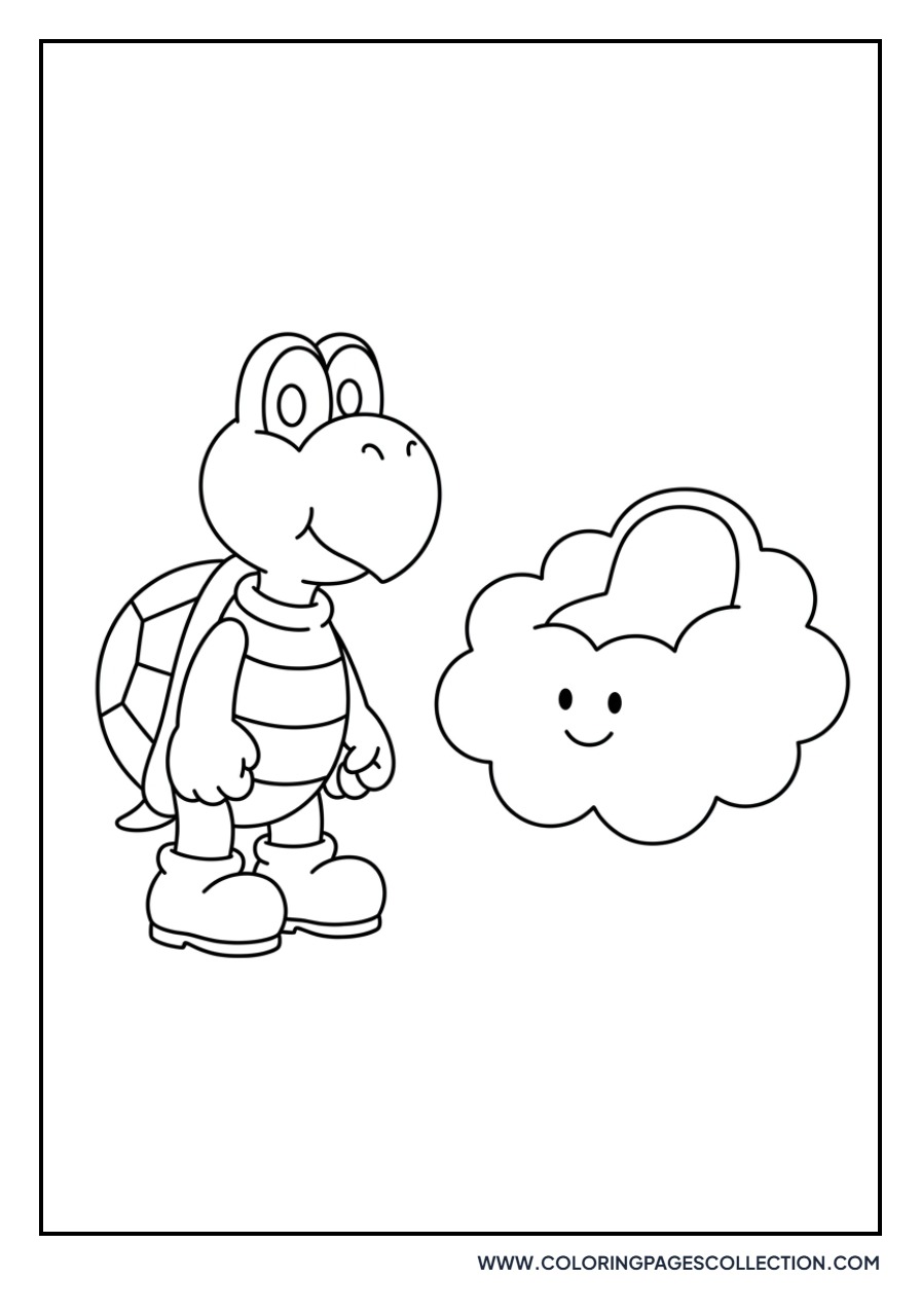 Koopa Troopa and Lakitu's Cloud