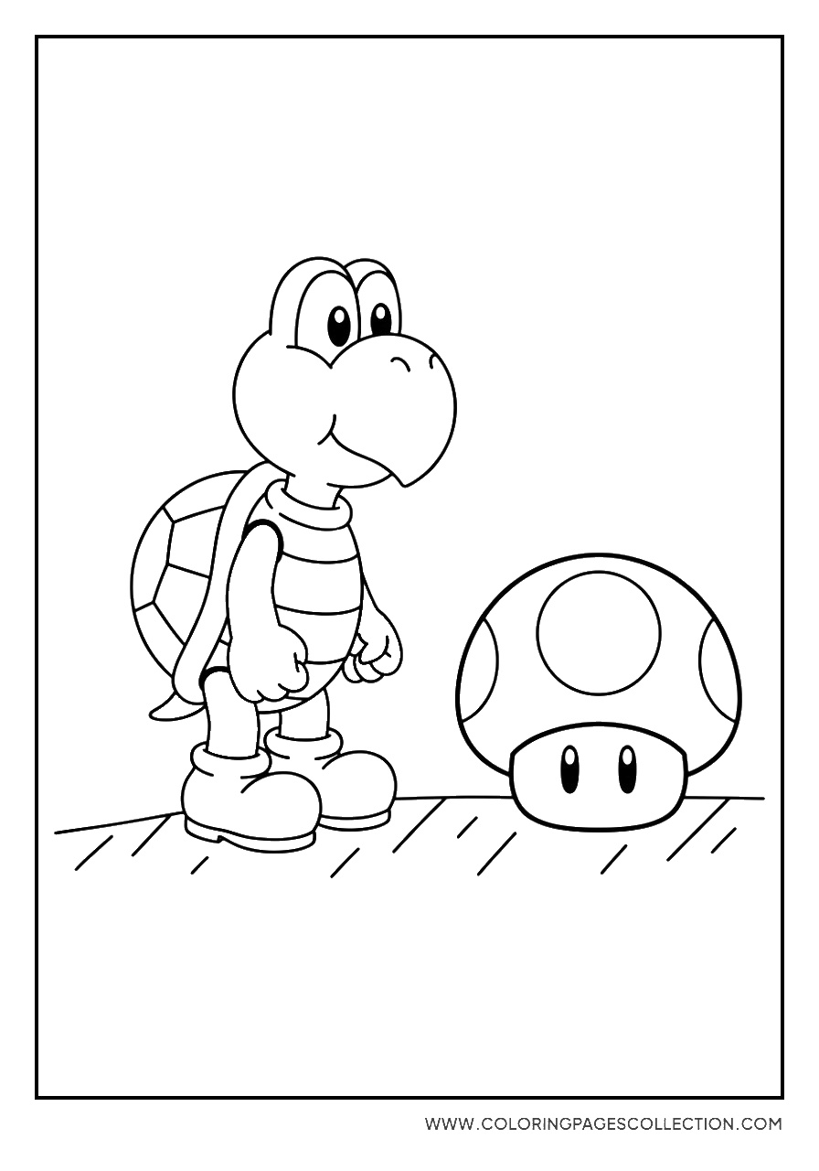 Koopa Troopa and Mushroom