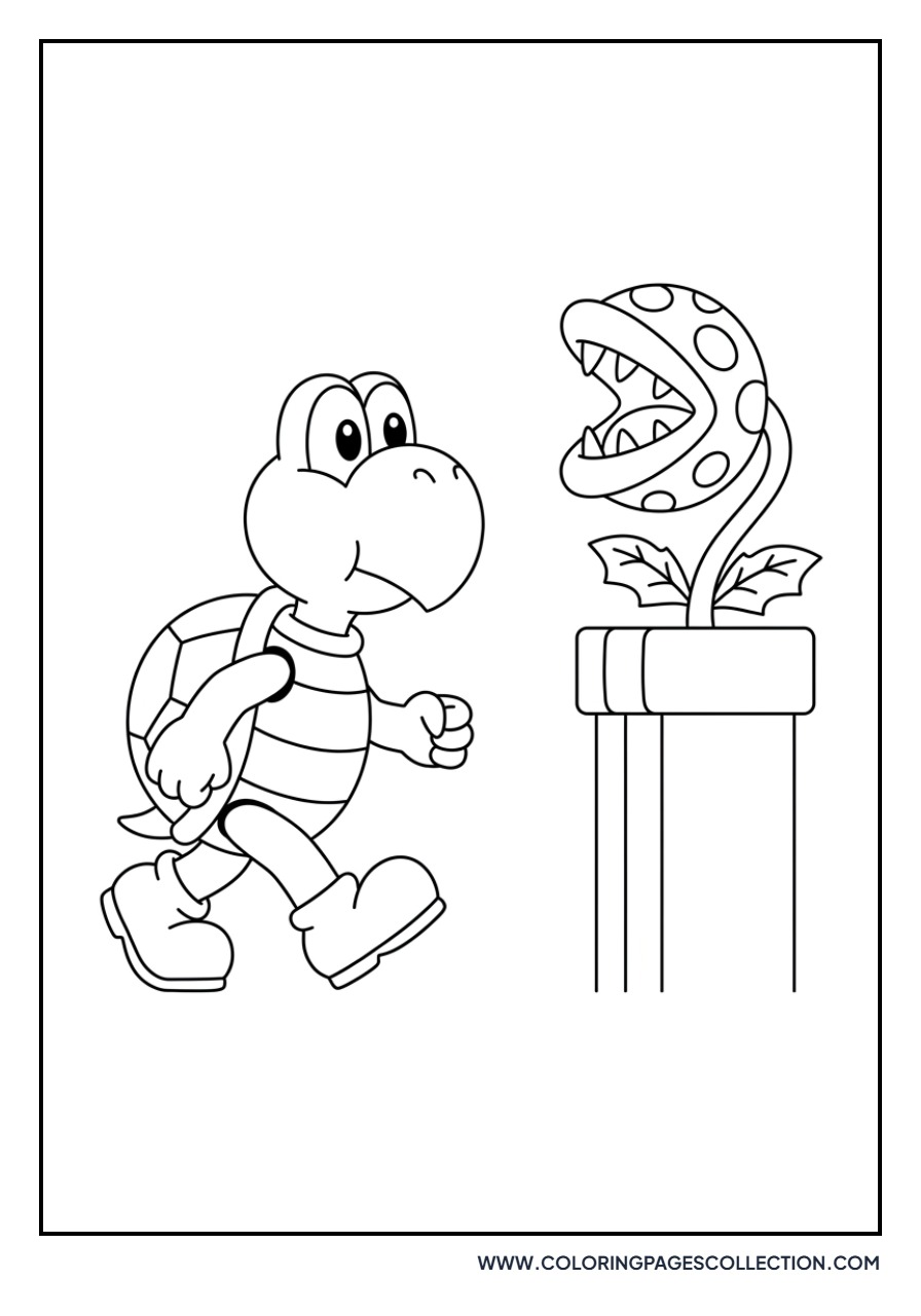 Koopa Troopa and Piranha Plant