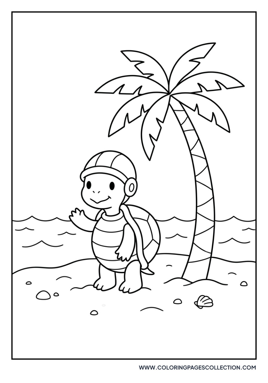 Koopa Troopa at the Beach