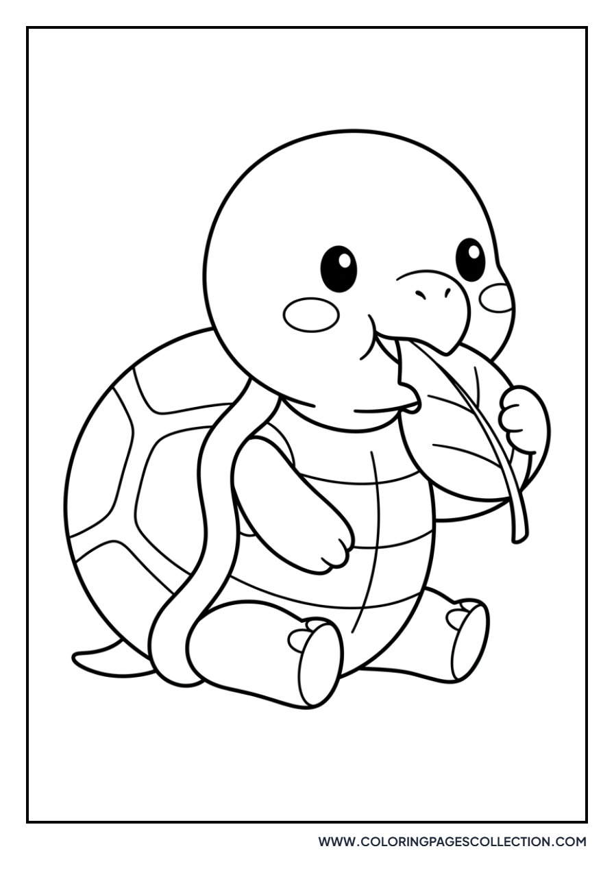 Koopa Troopa Eating a Leaf