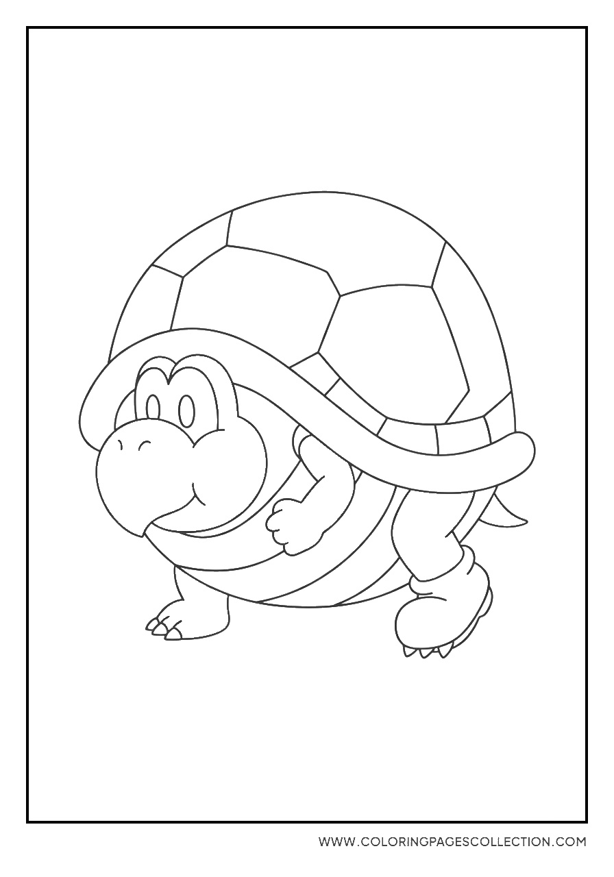 Koopa Troopa Hiding in Shell